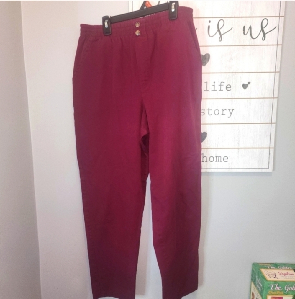 💋5/20 Bobbie brooks pull on pants size 12